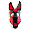 Brutus Cagoule Puppy Hood Noire et Rouge